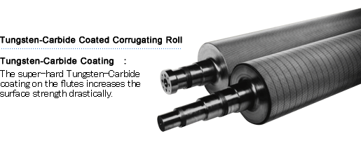 Tungsten Carbide Coated Corrugating Roll