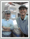 Mr.Fukushima, Production Manager Mr.Falcon Chief Operator